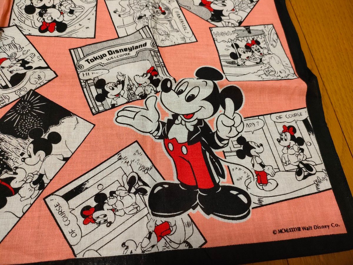 ディズニーランド バンダナ ハンカチ 4点セット 平成レトロ