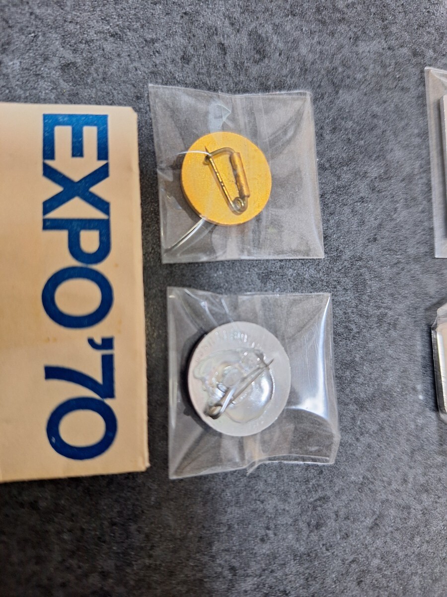 EXPO'70 万博永久記念セットとSANYO記念バッチ EXPO'70 万博永久記念