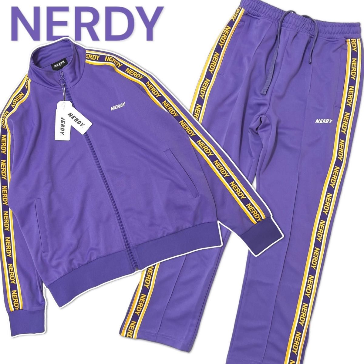 NERDY ノルディ セットアップ ジャージ トラック ジャケット パンツ M