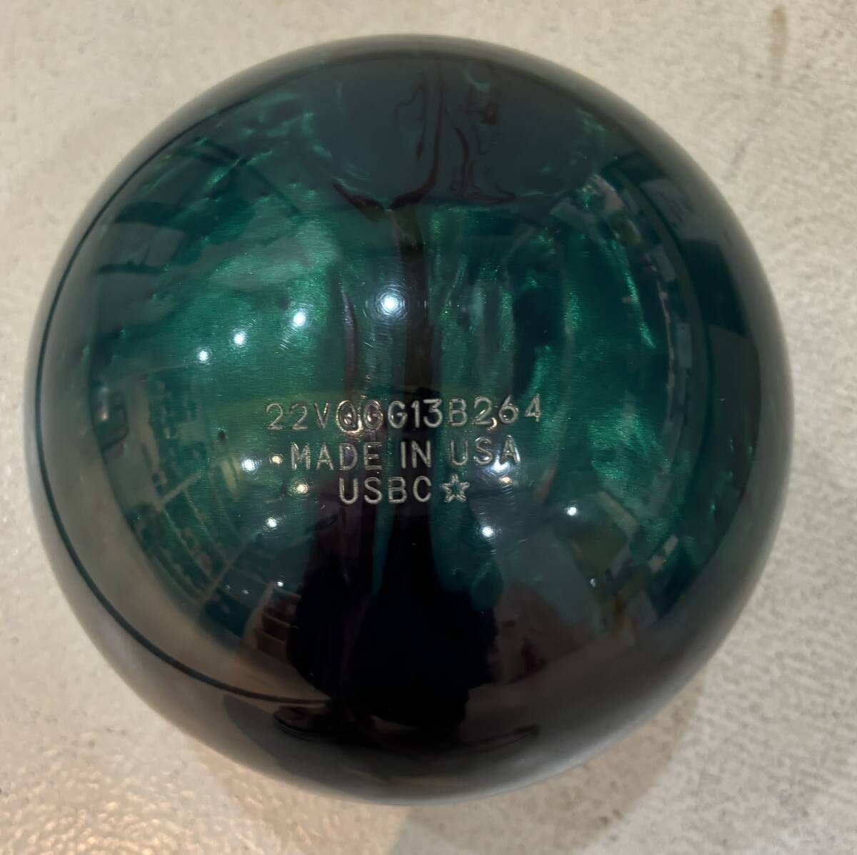 ボウリングボール 中古 ストーム ー IQ ツアー ダークグリーン 15