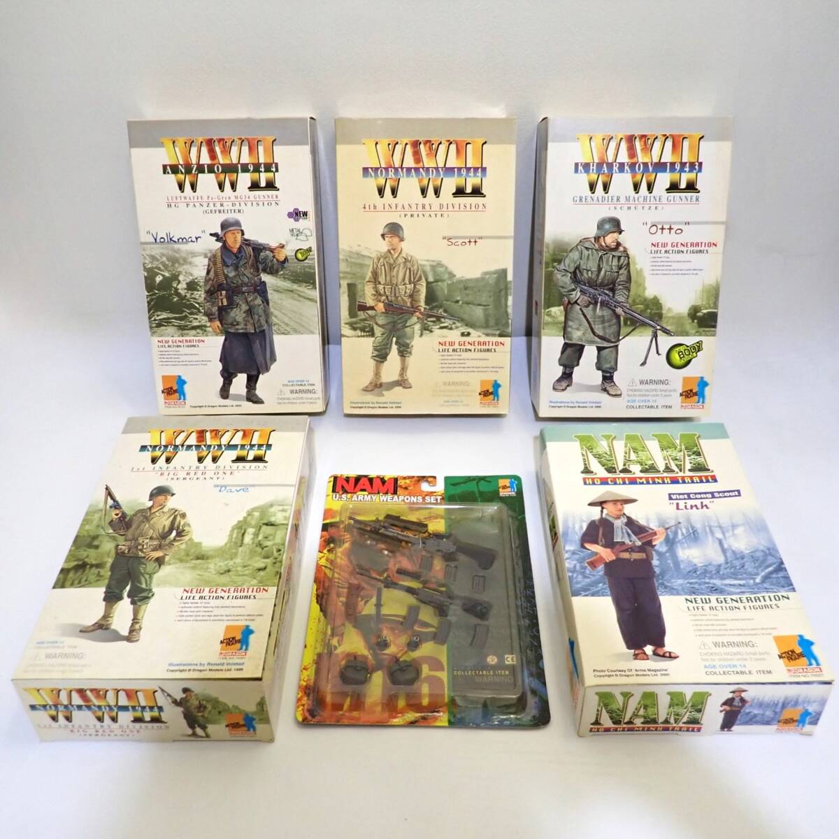 Yahoo!オークション - DRAGON ドラゴン WW2 二次大戦 + NAM 1/6 ミリタ