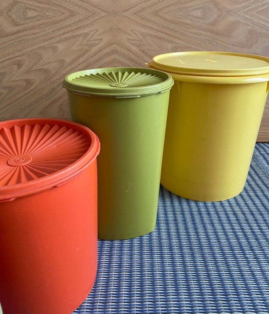 Tupperware】マキシデコレーター ジャイアント 6個セット レトロ