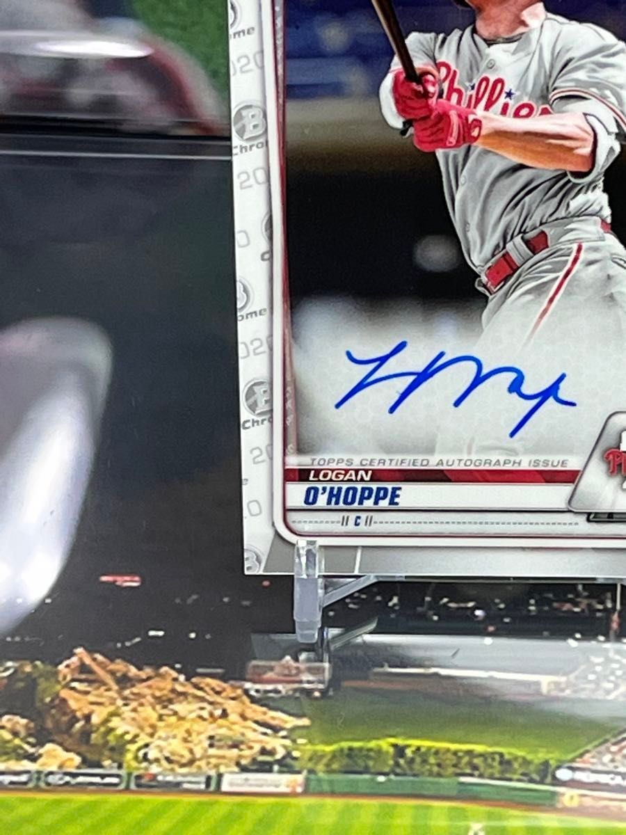 Logan O'Hoppe 2020 Bowman Chrome 直筆 サイン