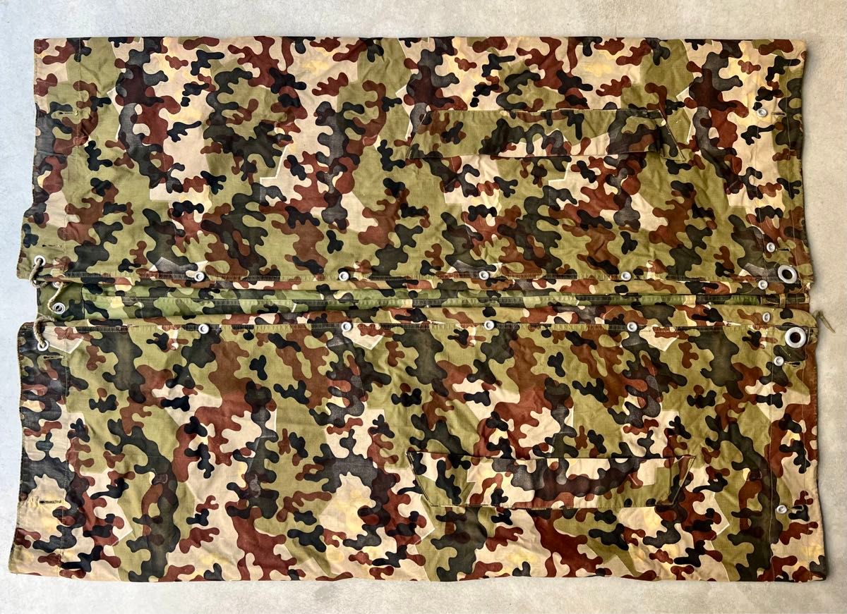 50s 西ドイツ軍 軍幕 アメーバカモ シェルターハーフ パップテント