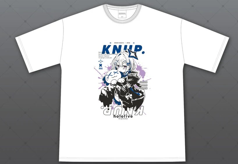 Yahoo!オークション - 天音かなた KNUP.Tシャツ ホロライブ 4周年記念