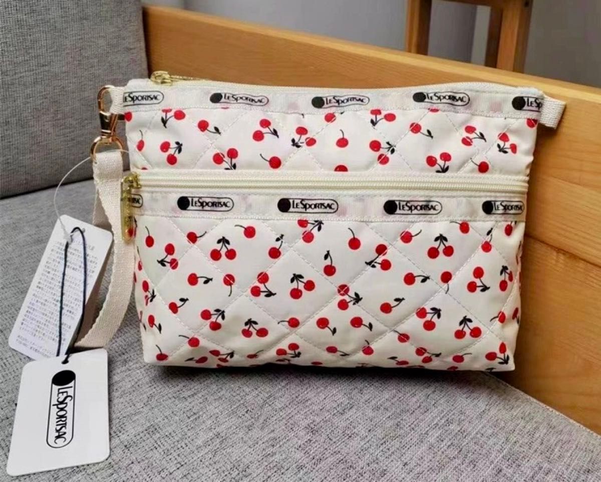 レスポートサック 神崎恵コラボ さくらんぼポーチ｜Yahoo!フリマ（旧