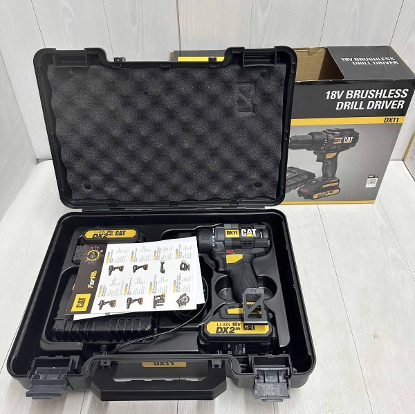 展示品 CAT キャタピラー 18V 電動ドリル ドライバー セット