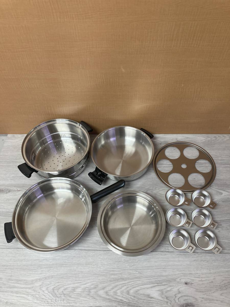 送料無料 アムウェイ クイーン 蒸し器セット 内径24cm 鍋 クックウェア