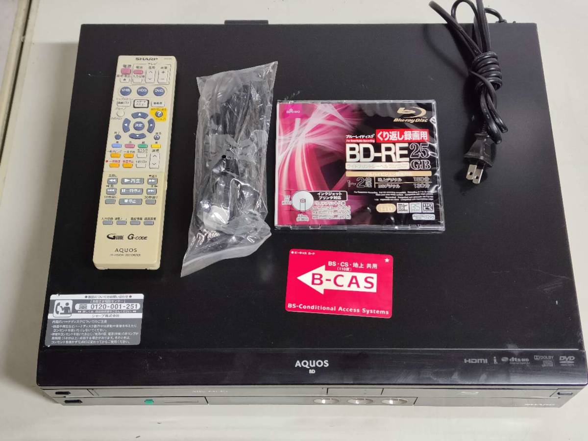 SHARP 「BD-HDV22」 VHS一体型ビデオデッキ HDD/DVD/ブルーレイ
