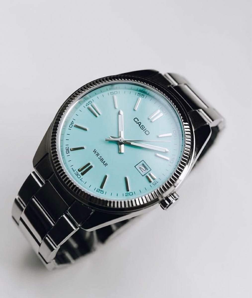 CASIO Collection MTP-1302D-2A2JF ターコイズブルー ティファニー