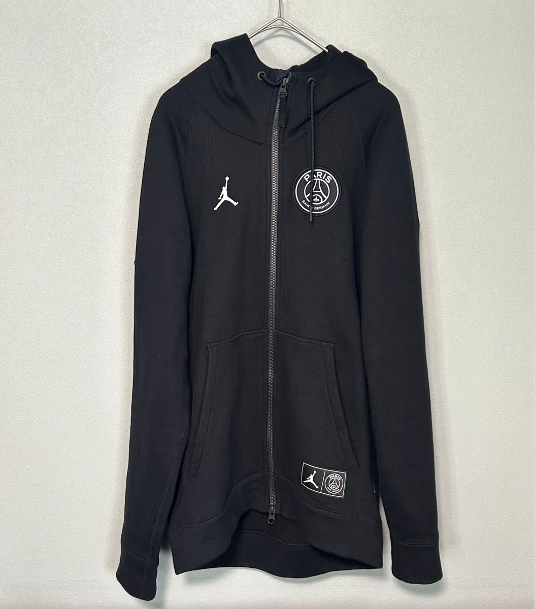 PSG パリ・サンジェルマン ジョーダン 1st パーカー 黒 S 入手困難