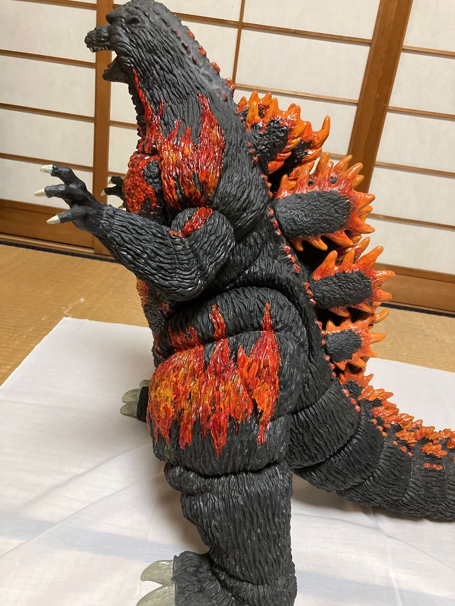愛蔵版 バーニングゴジラ 怪獣 特大ソフビ