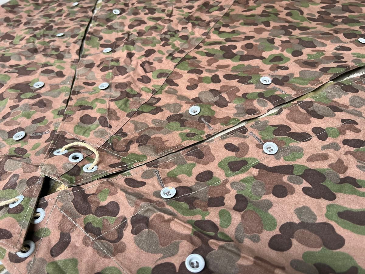 ☆オーストリア軍幕4枚フルセット スワンプ エンドウ迷彩 タープ
