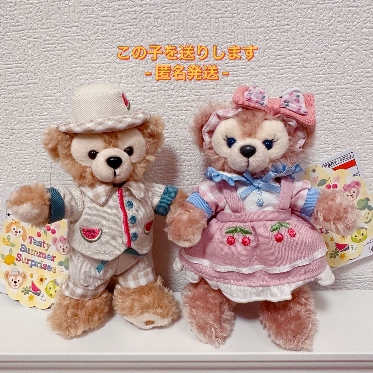 テイスティーサマーサプライズ シェリーメイ& ダッフィー ぬいぐるみ