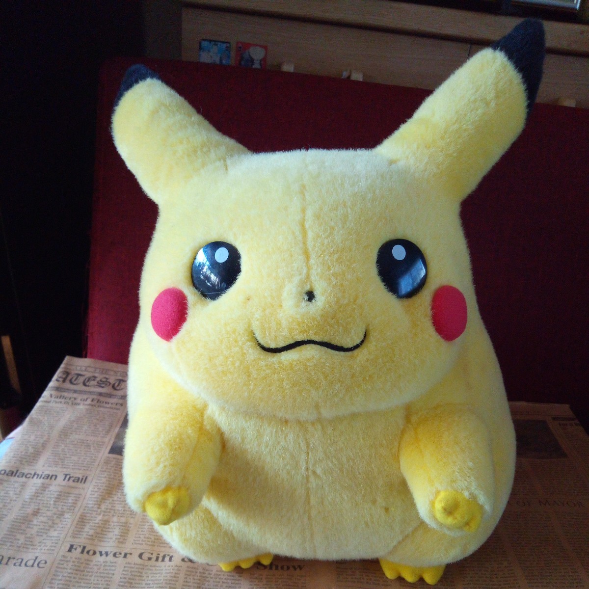 に*ぴ様 ピカチュウ ぬいぐるみ 初期 TOMY に*ぴ様 ピカチュウ