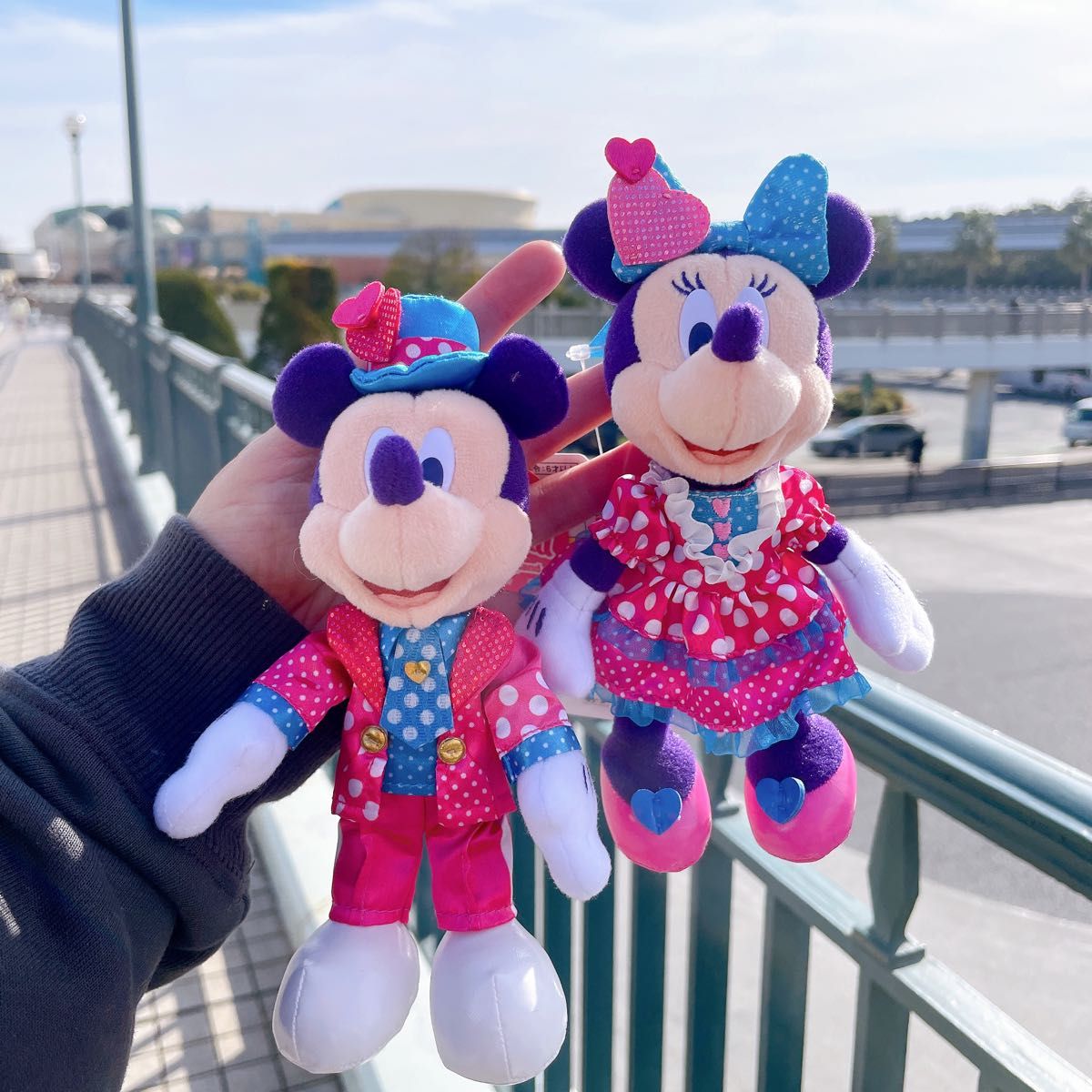 ディズニー パルパルーザ ファンダーランド ミッキー ミニー ぬいば