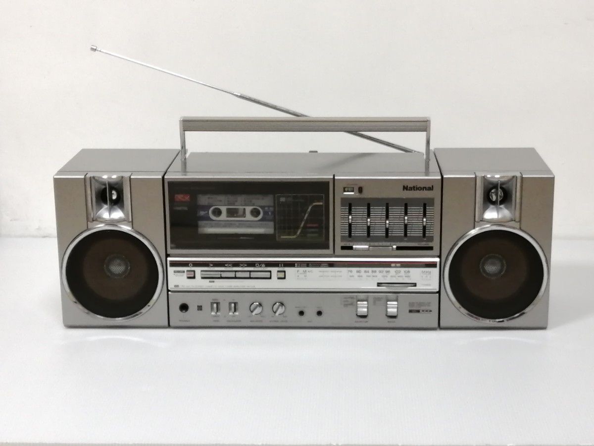 美品 ナショナル RX-C45 ラジカセ セパレート式 動作確認済み 昭和