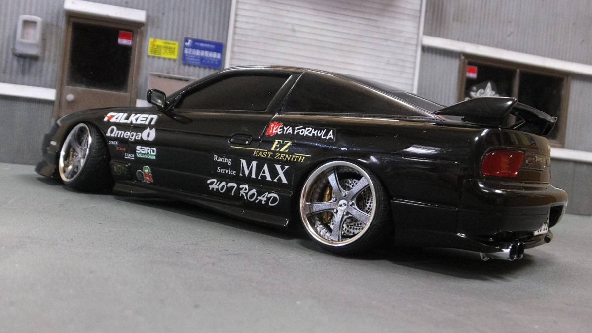 Yahoo!オークション - 1/24 180sx 完成品 帝王古口仕様 ドリフト D1 東