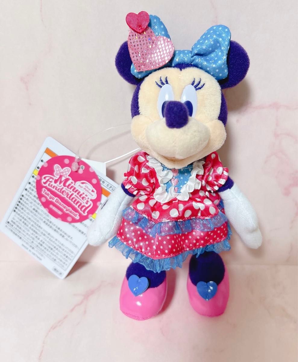 新品】ディズニー パルパルーザ ぬいぐるみバッジ ぬいば ミニー