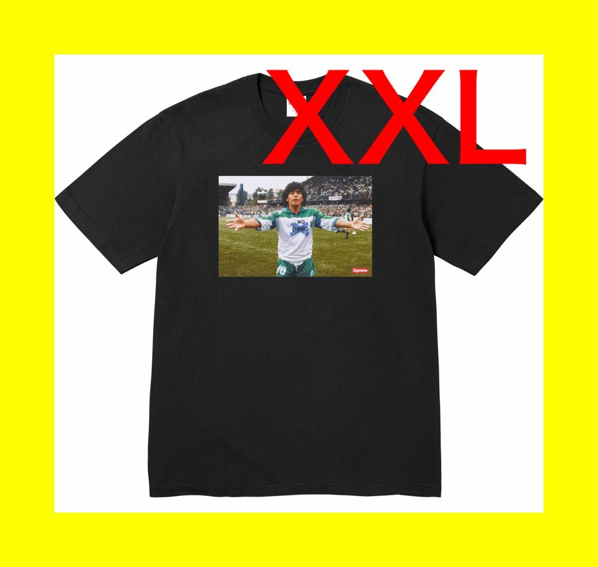 24ss XXL Supreme Maradona Tee ブラックマラドーナ｜Yahoo!フリマ（旧