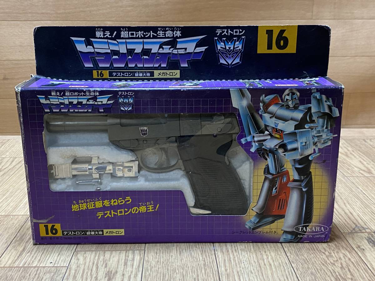 Yahoo!オークション - 当時物 初版 破壊大帝 メガトロン 16 トランスフ