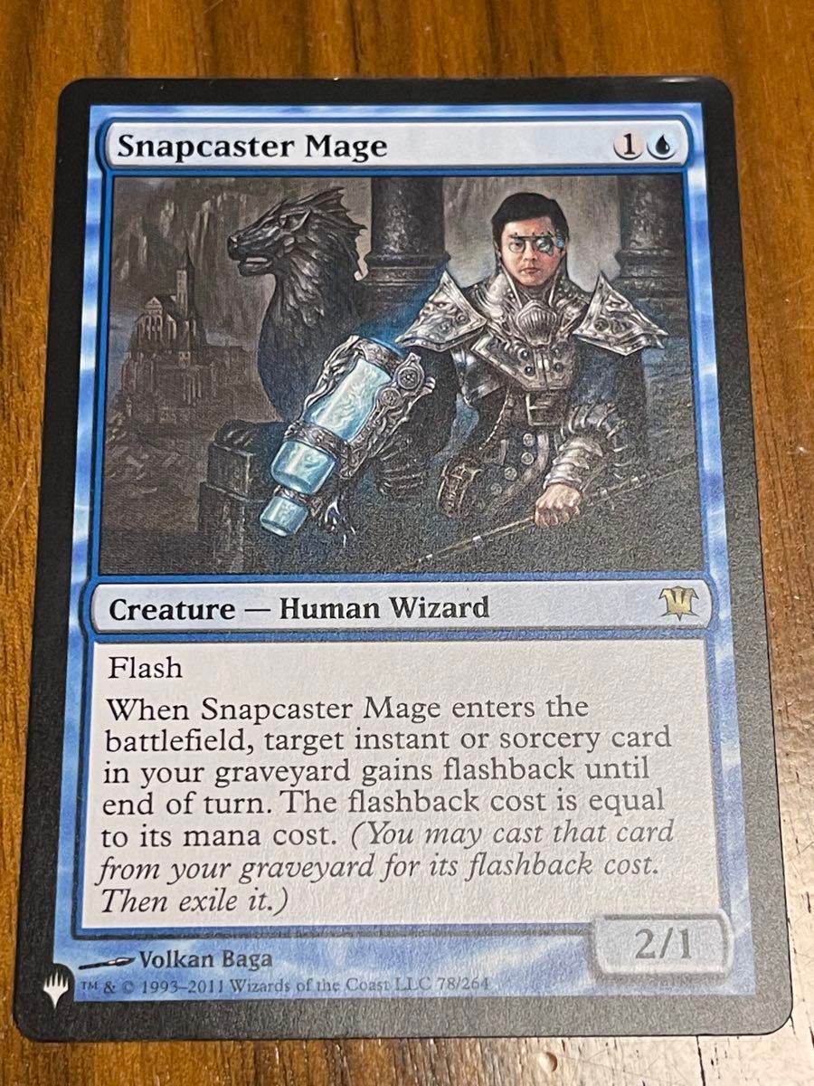 FIC 瞬唱の魔道士/Snapcaster Mage Foil MTG Foil】《瞬唱の魔道士