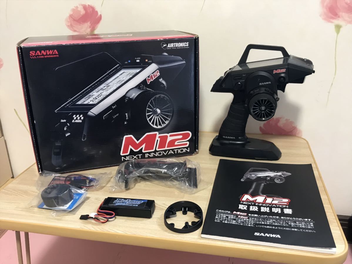 SANWA M12S 送信機とブラシレスモーターセット SANWA M12S 送信機と