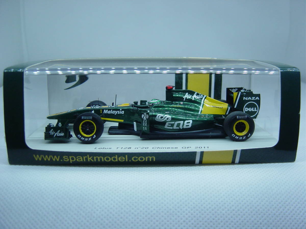Yahoo!オークション - spark 1/43 Lotus T128 Chinese GP 2011 #20 H.K