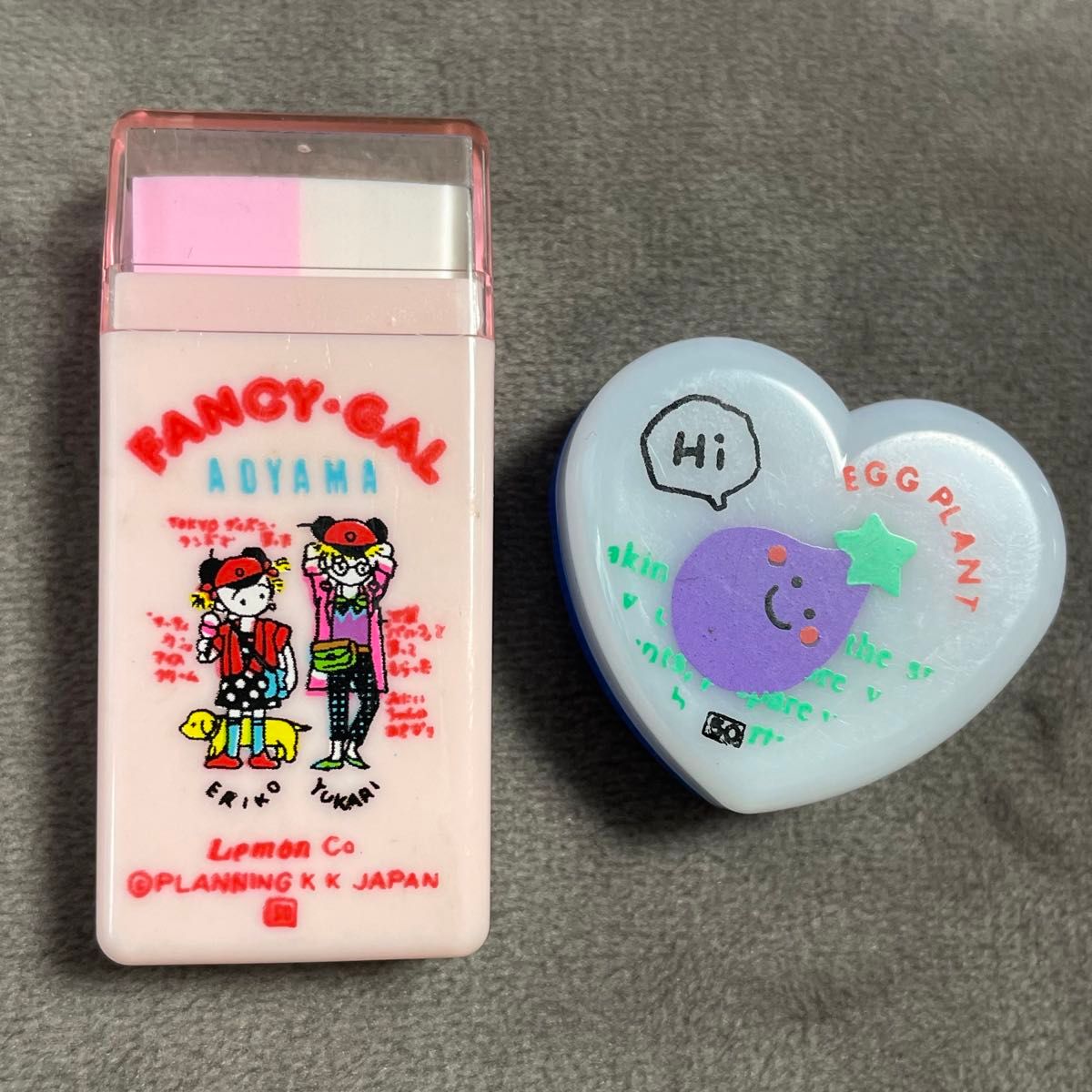 昭和レトロ ナウいオシャレな消しゴム 80年代ファンシー ビンテージ
