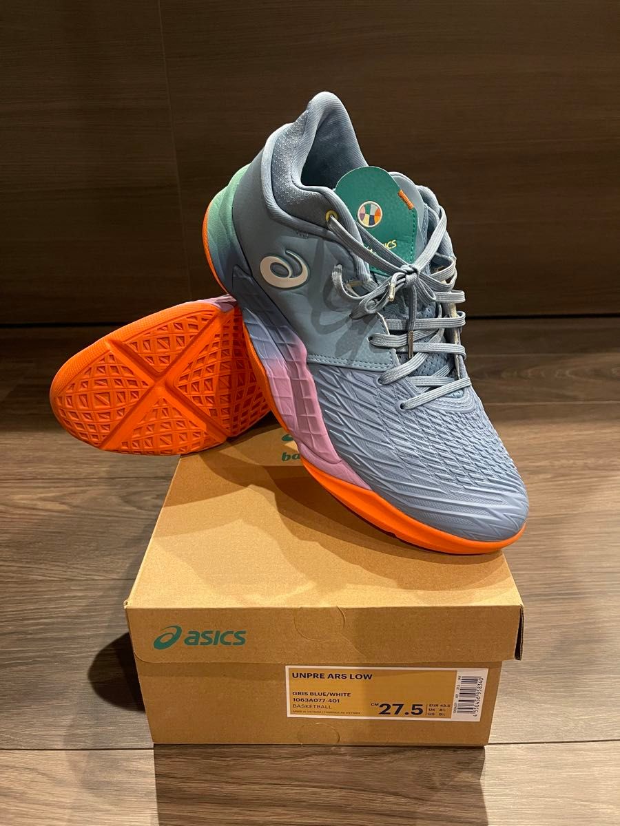 美品 asics ballaholic UNPRE ARS LOW 27 5cm ボーラホリック