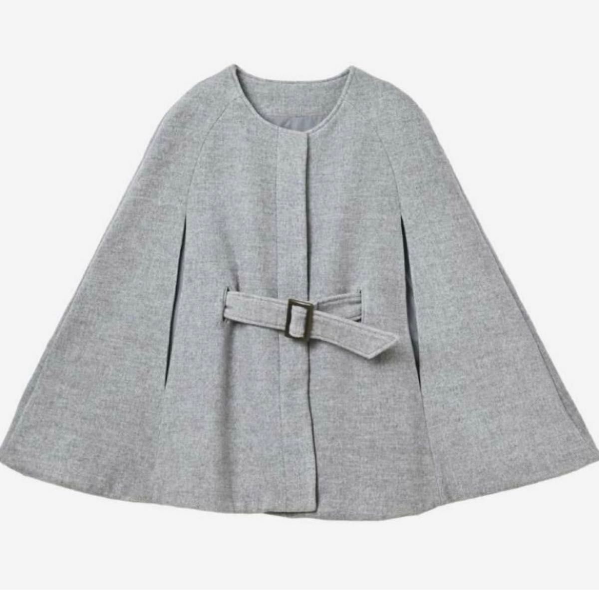 みぃmaison de dolce. グレー ケープコート maison de dolce. ケープ