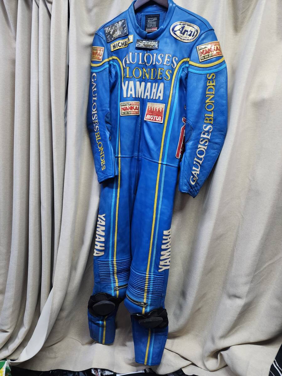 Yahoo!オークション - 革ツナギ レーシングスーツ YAMAHA ヤマハ NANKA