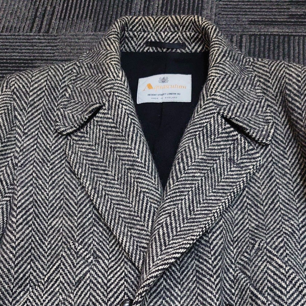 英国製】Aquascutum アクアスキュータム ヴィンテージ ツイード