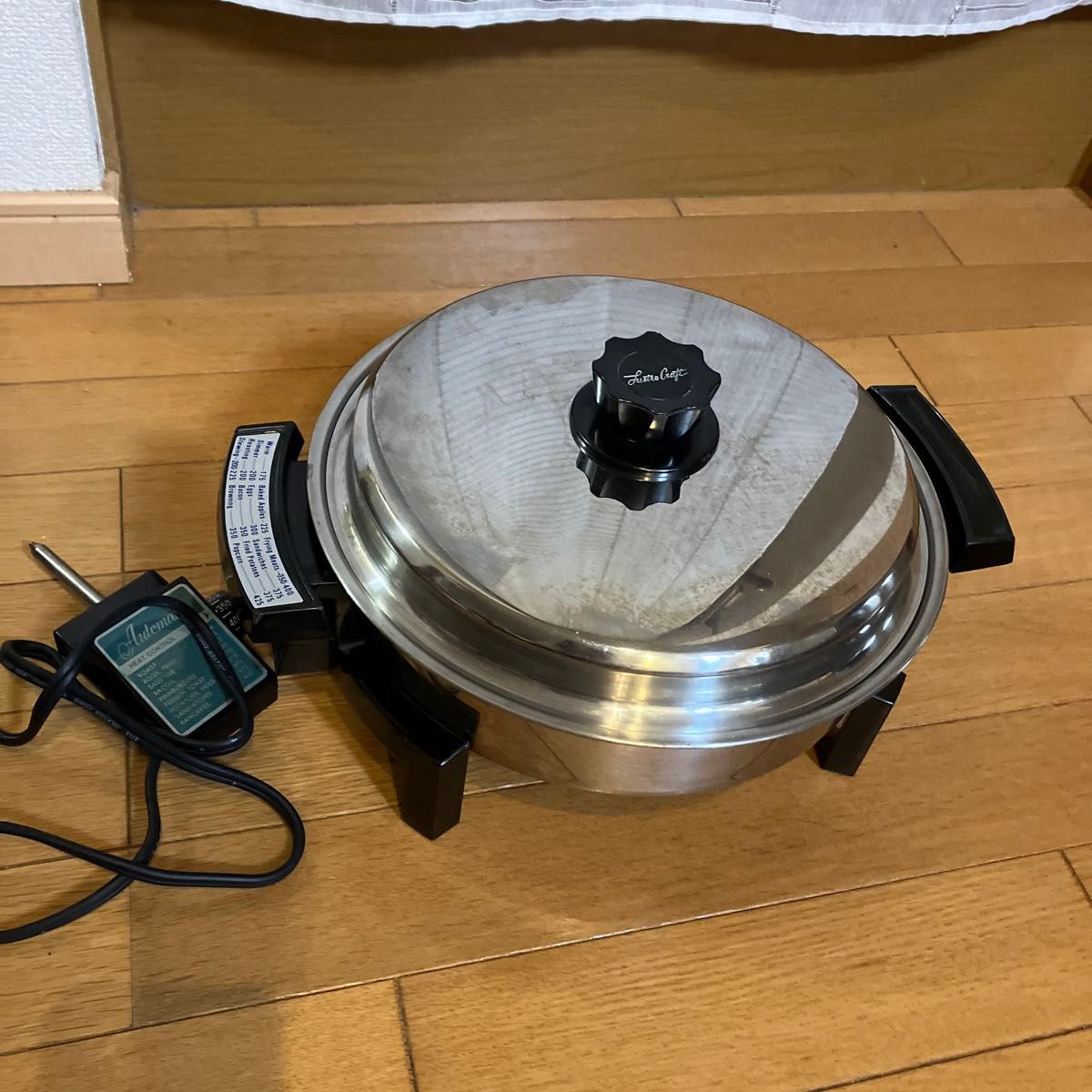 ラスタークラフト 電気フライパン 電気鍋 リキッドコア 両手鍋 LIQUID