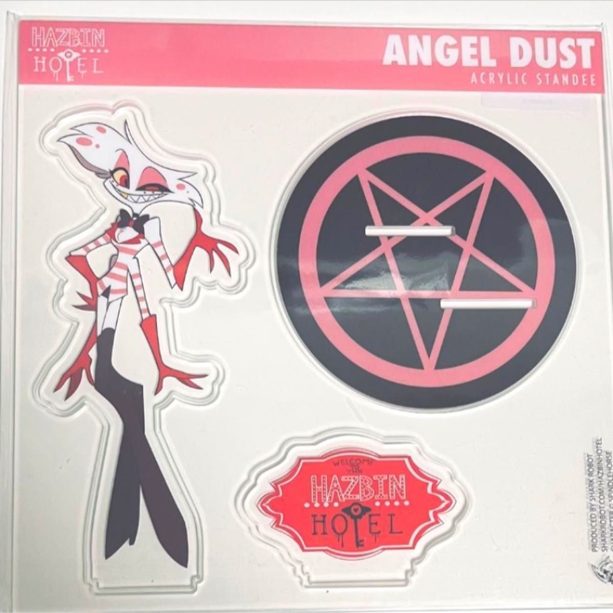 ハズビンホテル エンジェルダスト ぬい 箔押しカード アクスタ ハズ