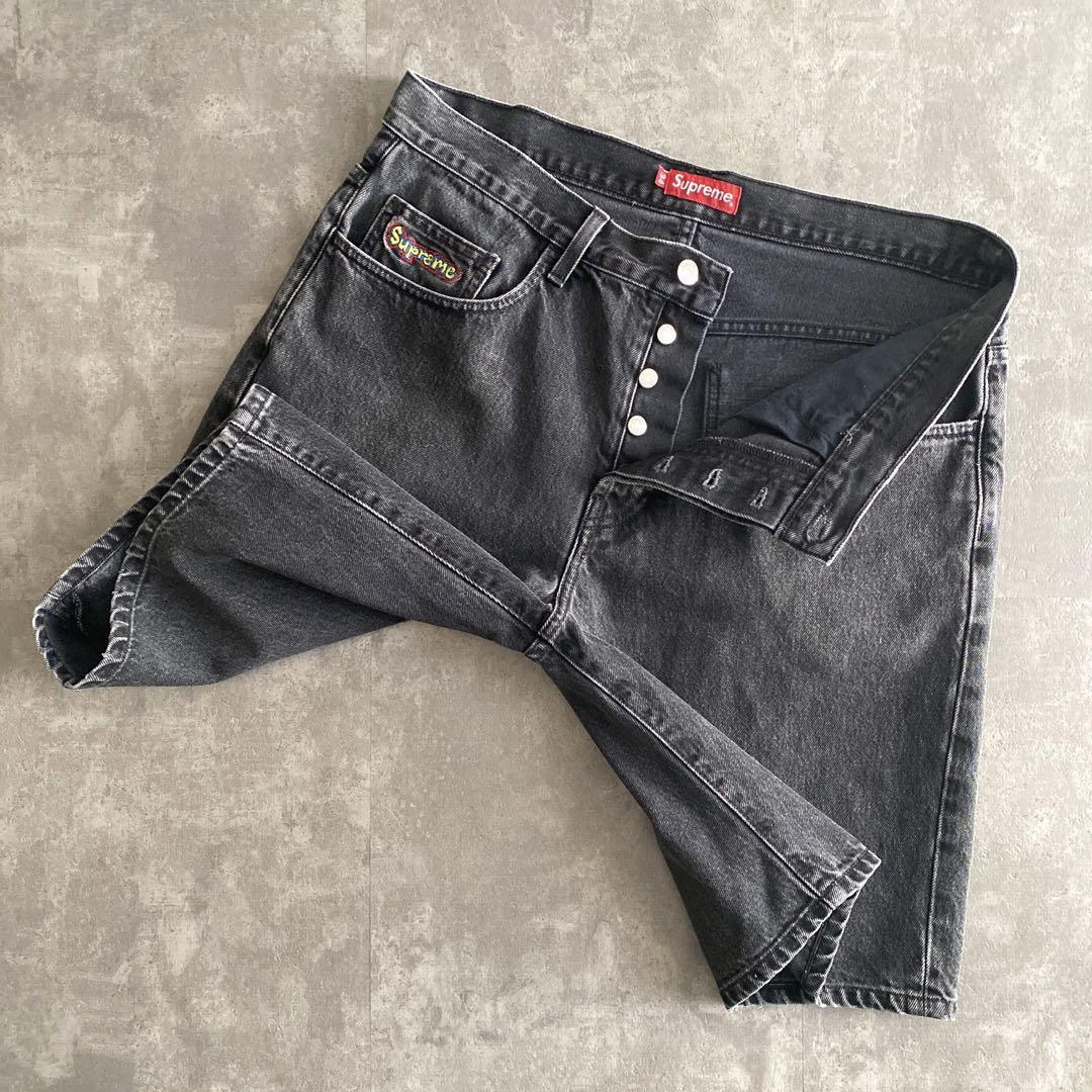 名作 15SS Supreme シュプリーム Denim Skate Short デニム スケート