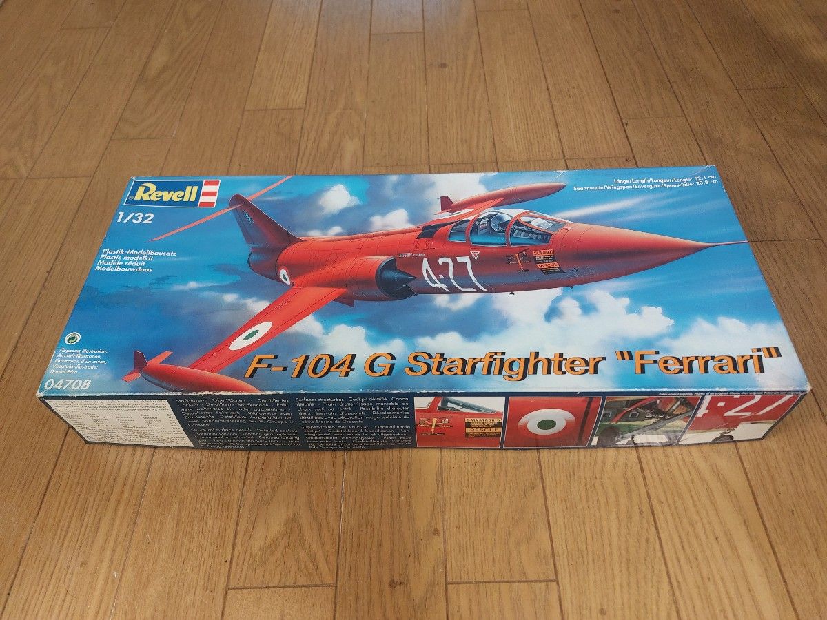 レベル F-104G スターファイター フェラーリ 1/32スケール プラモデル