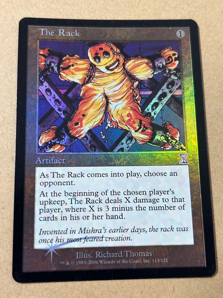 MTG 拷問台 foil 旧枠 MTG 旧枠 拷問台/The Rack Foil 日本語 時の