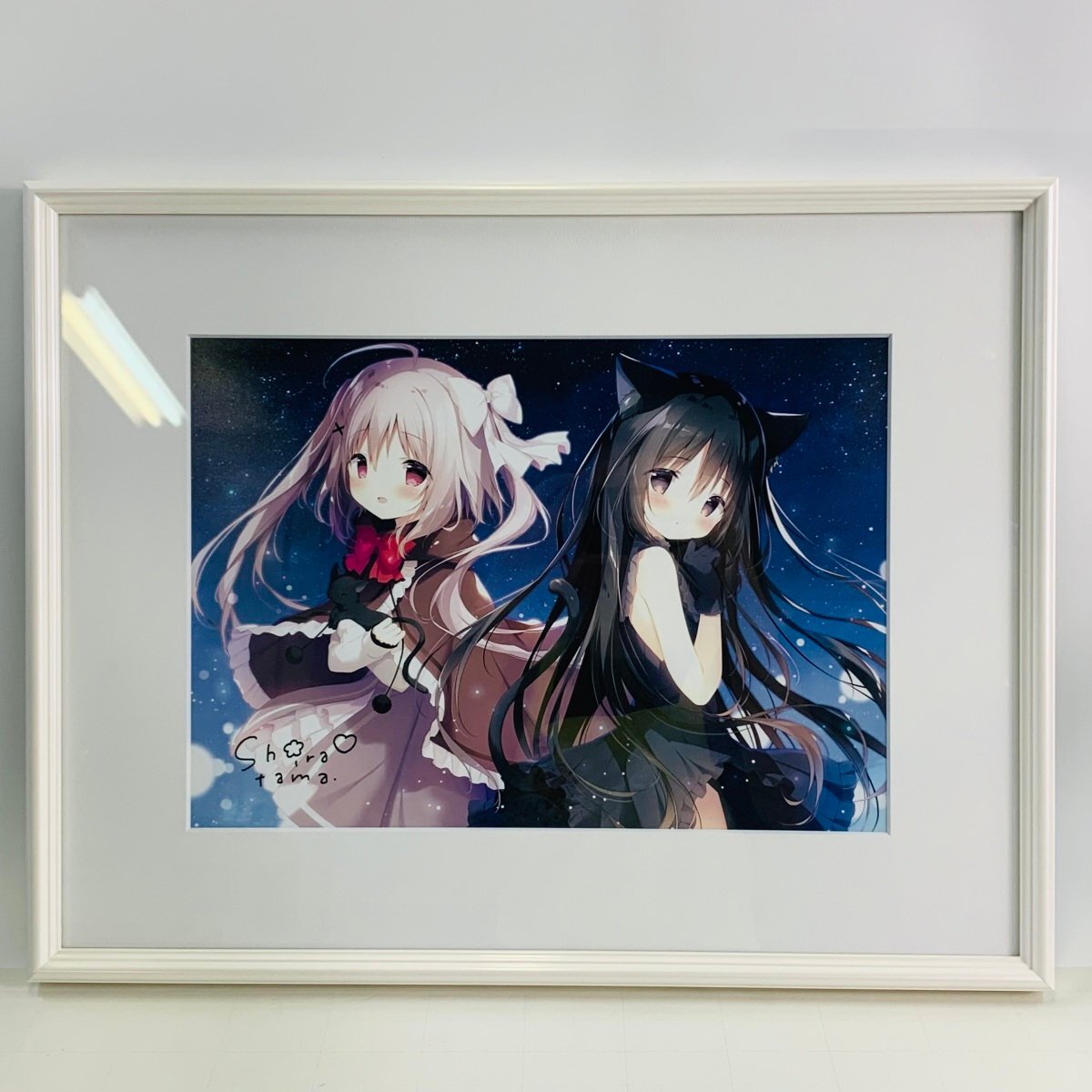 星空鉄道とシロの旅 直筆サイン入り複製原画 しらたま しらたまこ 星空