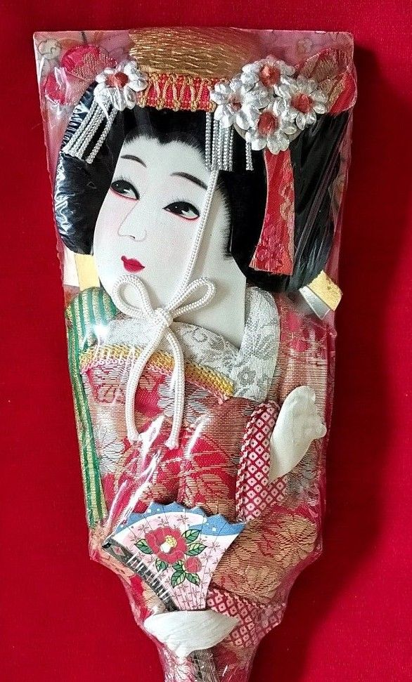 羽子板2組 昭和レトロ 縁起物 正月飾り 木工芸 羽根つき 伝統工芸 着物