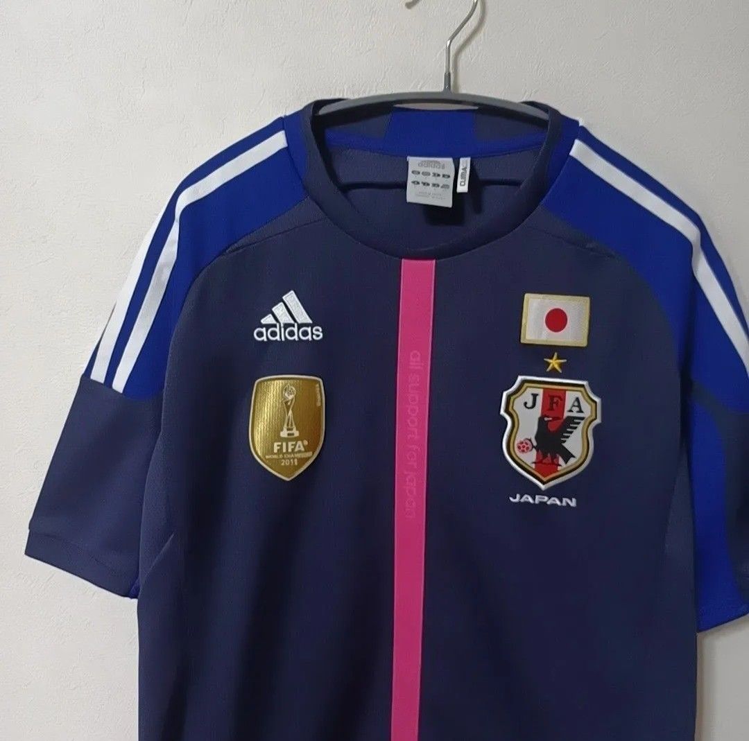 なでしこJAPAN2011年ワールドカップ優勝ワッペン入りアウェイ