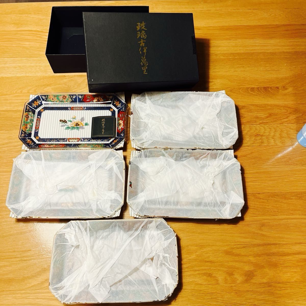 未使用品】玻璃古伊万里 ガラス 角皿5枚｜Yahoo!フリマ（旧PayPayフリマ）