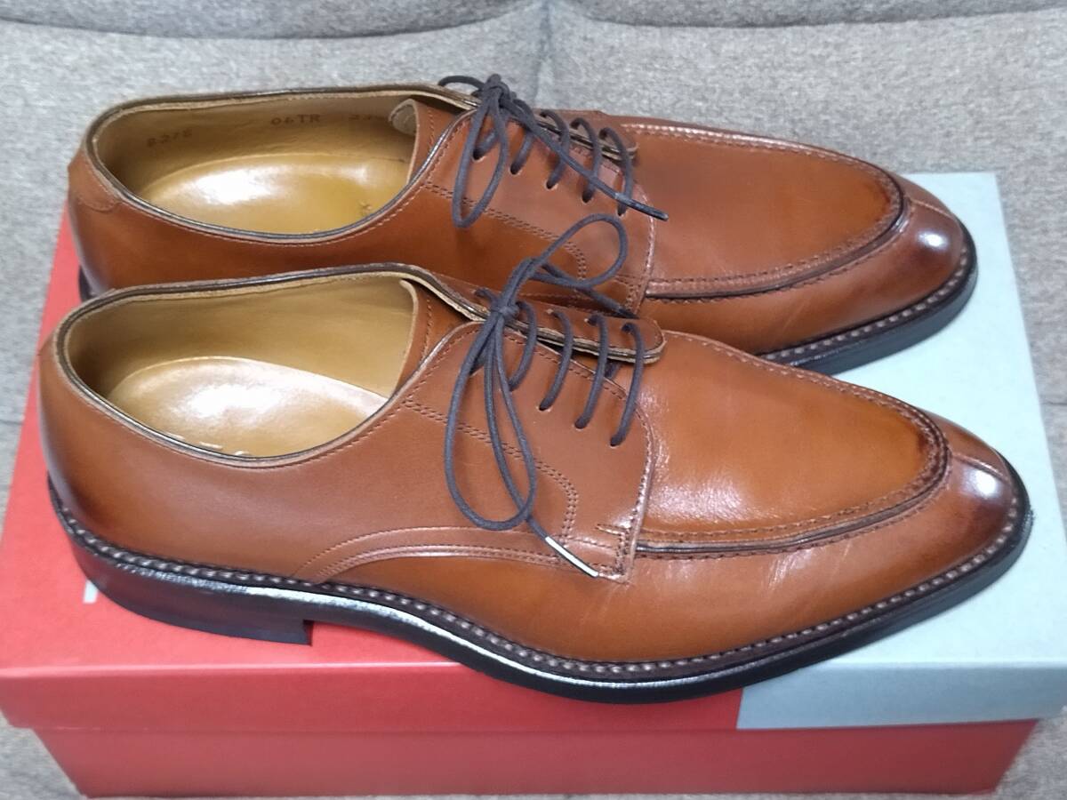 定3 8万 REGAL GORE-TEX Uチップシューズ 06TR 茶系 23 5㎝ 送料無料