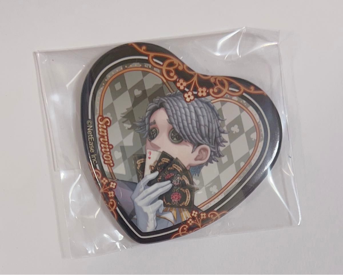 納棺師 イソップ ハート缶バッジ 4周年 スイパラ カフェ 第五人格