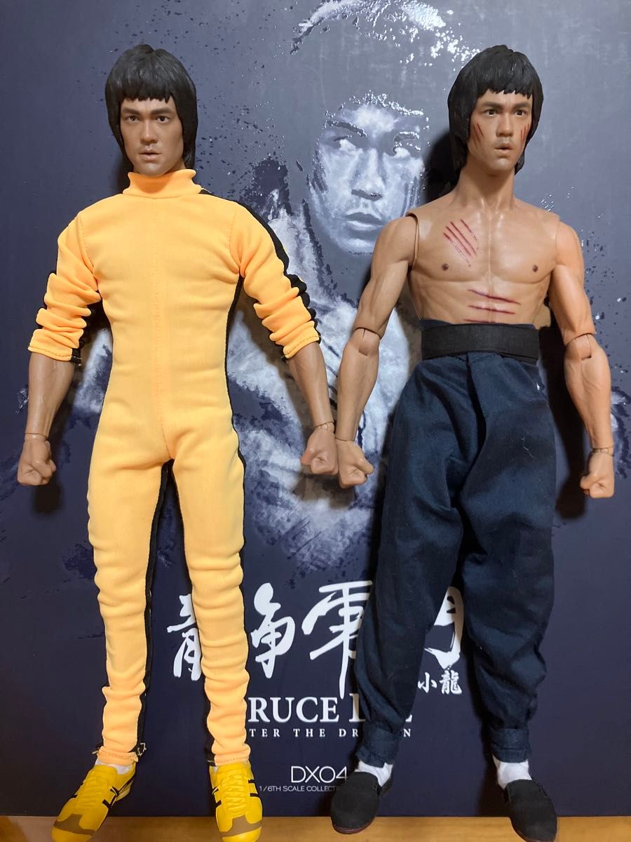 ホットトイズ1/6 ブルースリーDX04 中古品 ホットトイズ DX04 ブルースリー