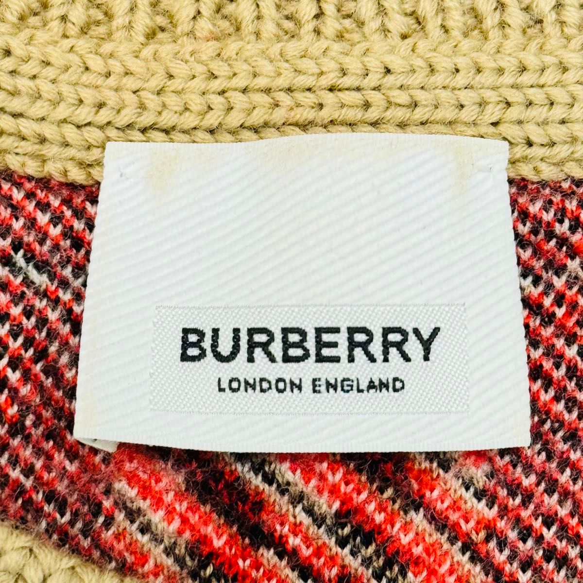 極美品】BURBERRY London England ヴィンテージチェック ニット