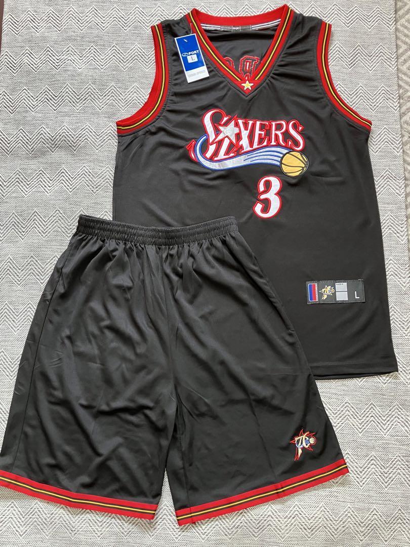 上下セット】NBA SIXERS IVERSON #3 アレン・アイバーソン76ers