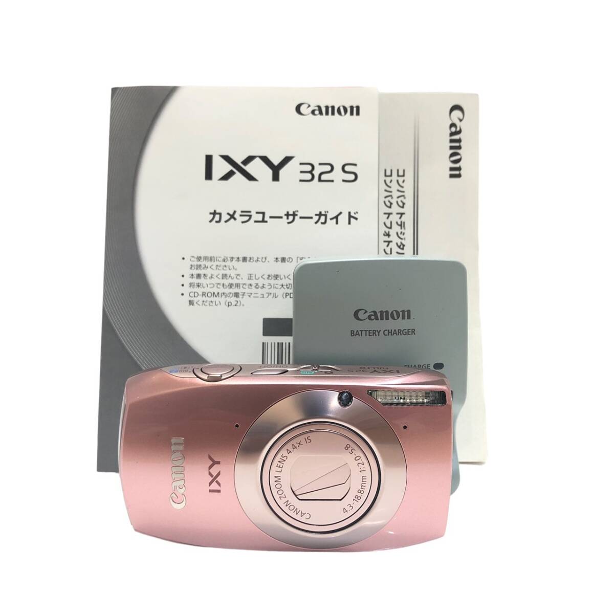 CANON キヤノン IXY 32S コンパクトデジタルカメラ PC1682 ピンク系