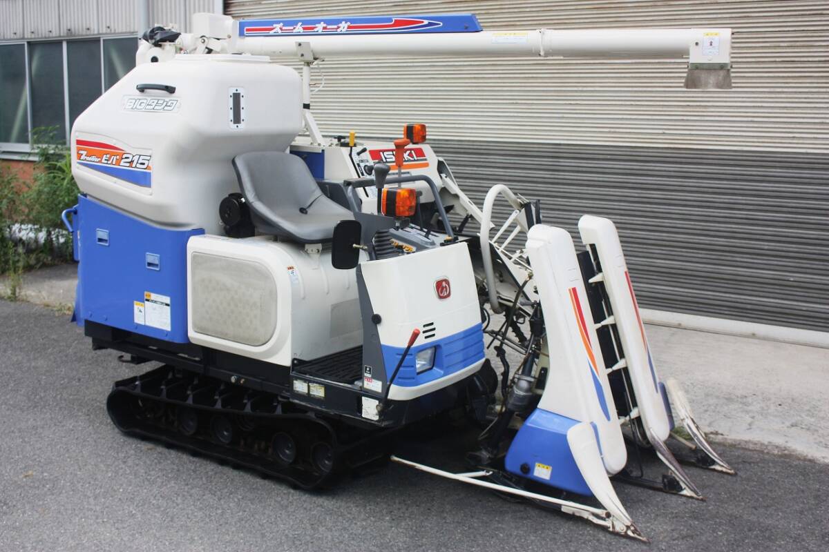 Yahoo!オークション - イセキ コンバイン 2条刈 HVB215G 14.5馬力 刈取