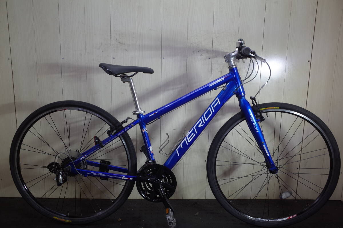 人気良品！MERIDA CROSSWAY 700C アルミ 21速 460mm BLUE クロスバイク